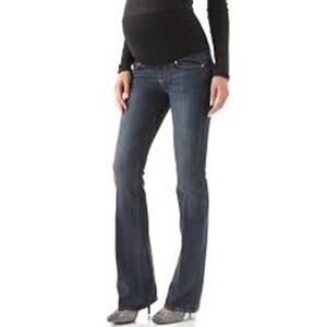 NWOT PAIGE Laurel Canyon Bootcut Maternity Jeans Full Panel Size 31